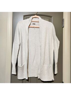 Temperance Oversized Knit Cardigan Gray Open Front Womens XSmall
